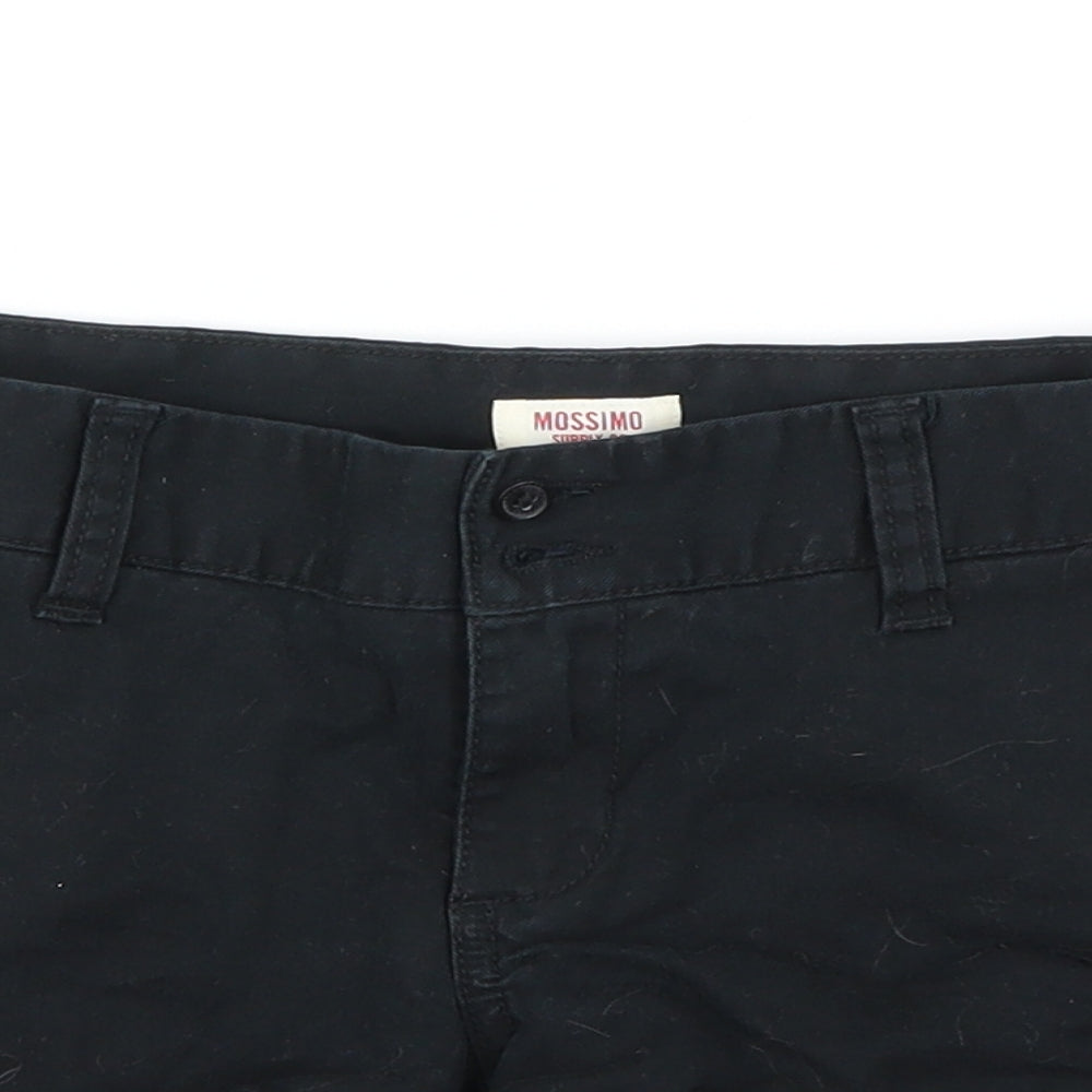 Mossimo Womens Black   Cut-Off Shorts Size 8