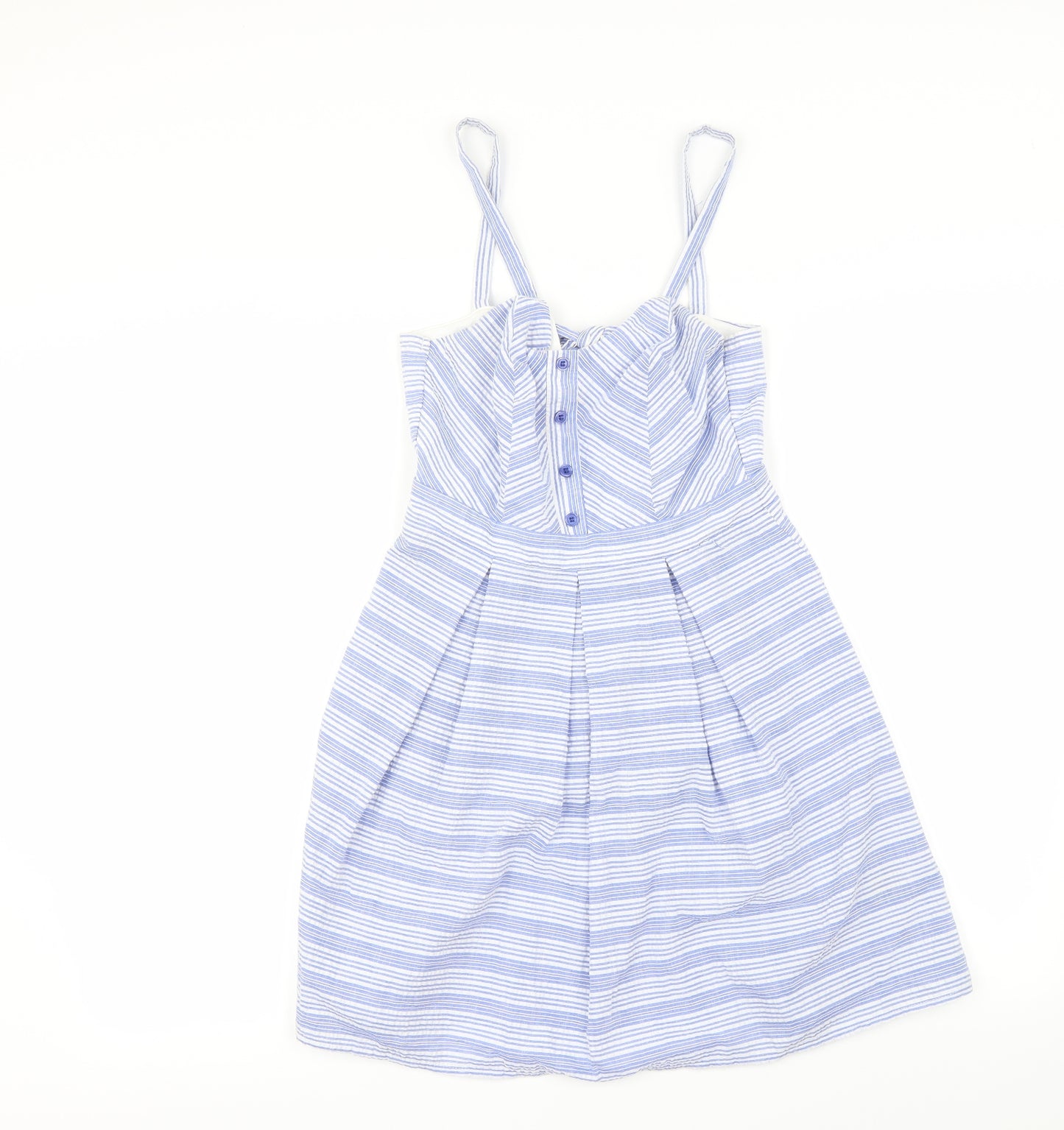 Charlotte Russe Womens Blue Striped  A-Line  One Size