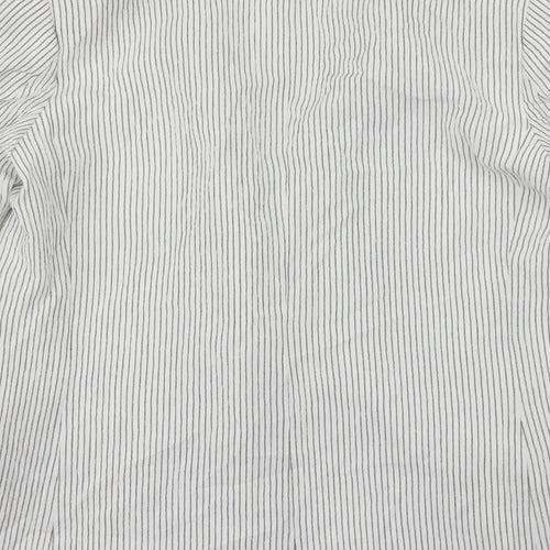 H&M Womens White   Jacket Blazer Size 8