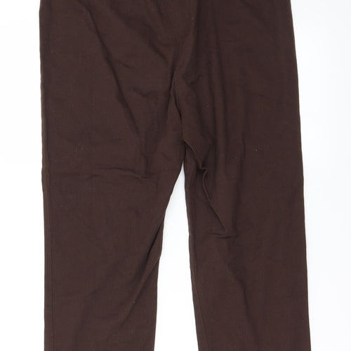 BM Womens Brown   Trousers  Size 12 L22 in