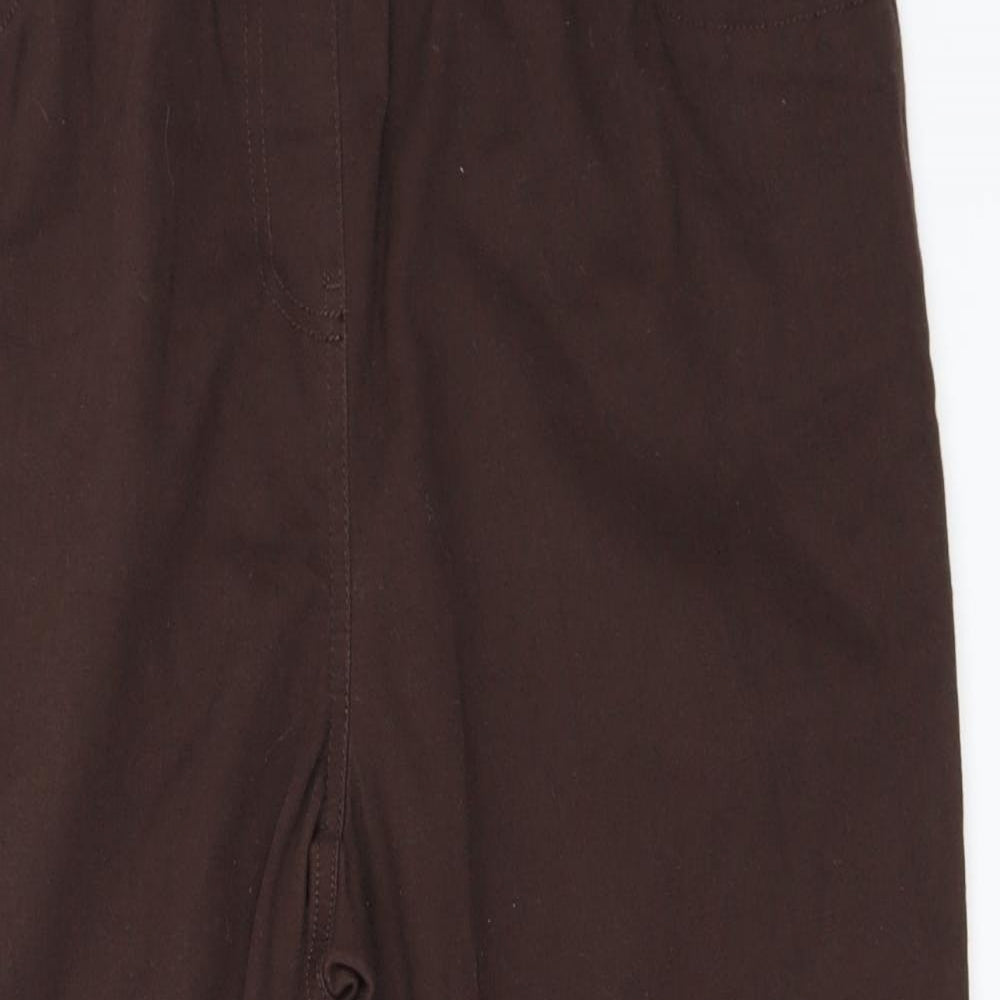 BM Womens Brown   Trousers  Size 12 L22 in