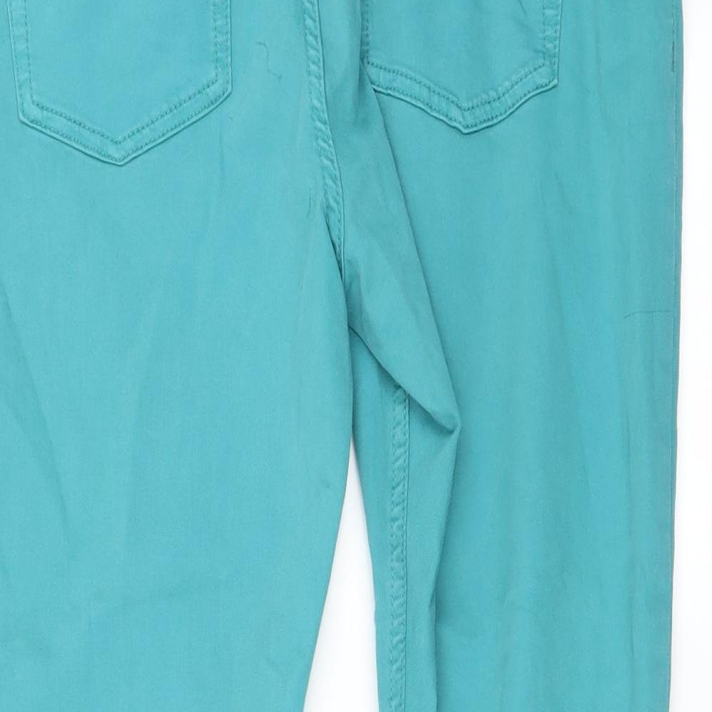 Marks and Spencer Womens Green   Trousers  Size 14 L20 in