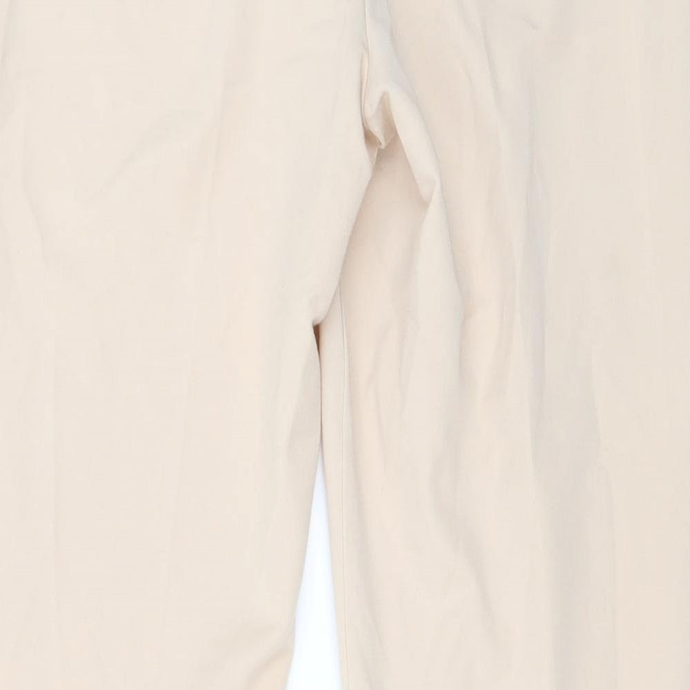 Preworn Womens Beige   Trousers  Size 10 L23 in