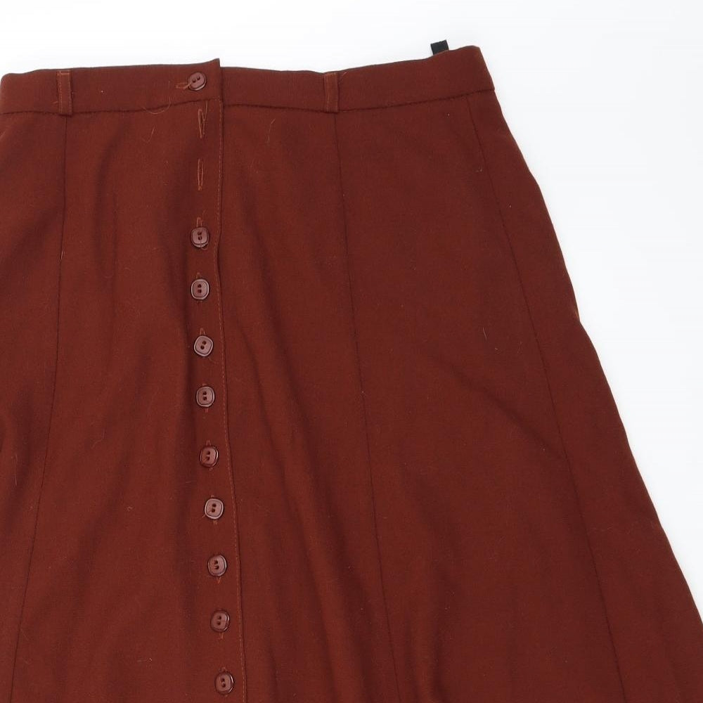 st michael  Womens Brown   A-Line Skirt Size 16