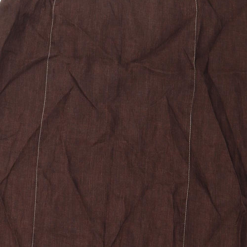 Roman Originals Womens Brown   Flare Skirt Size 18