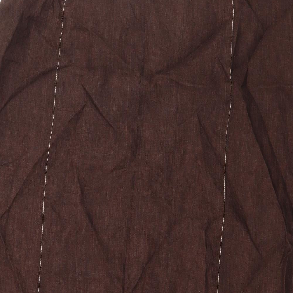 Roman Originals Womens Brown   Flare Skirt Size 18