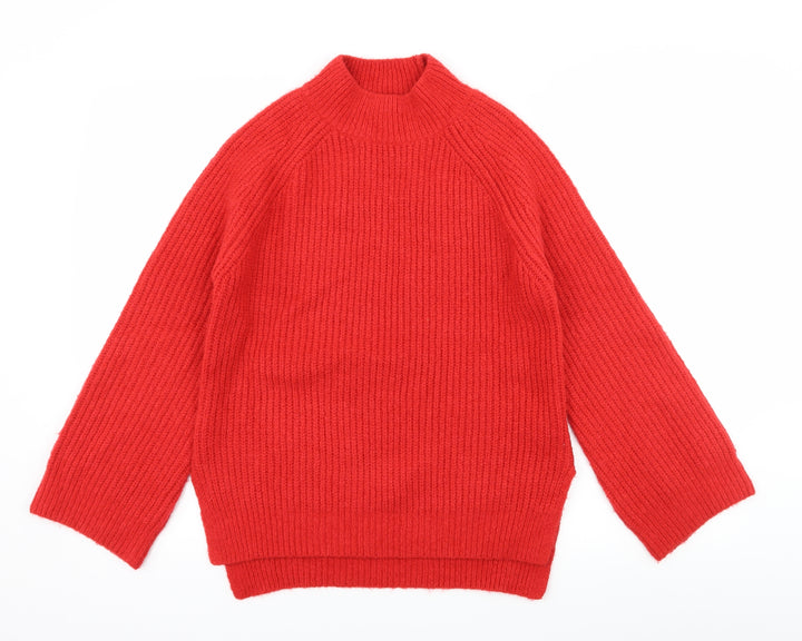 Primark Womens Red  Knit Pullover Jumper Size 4