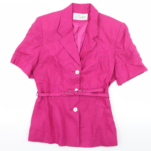 J.Taylor Womens Pink   Jacket Blazer Size 12