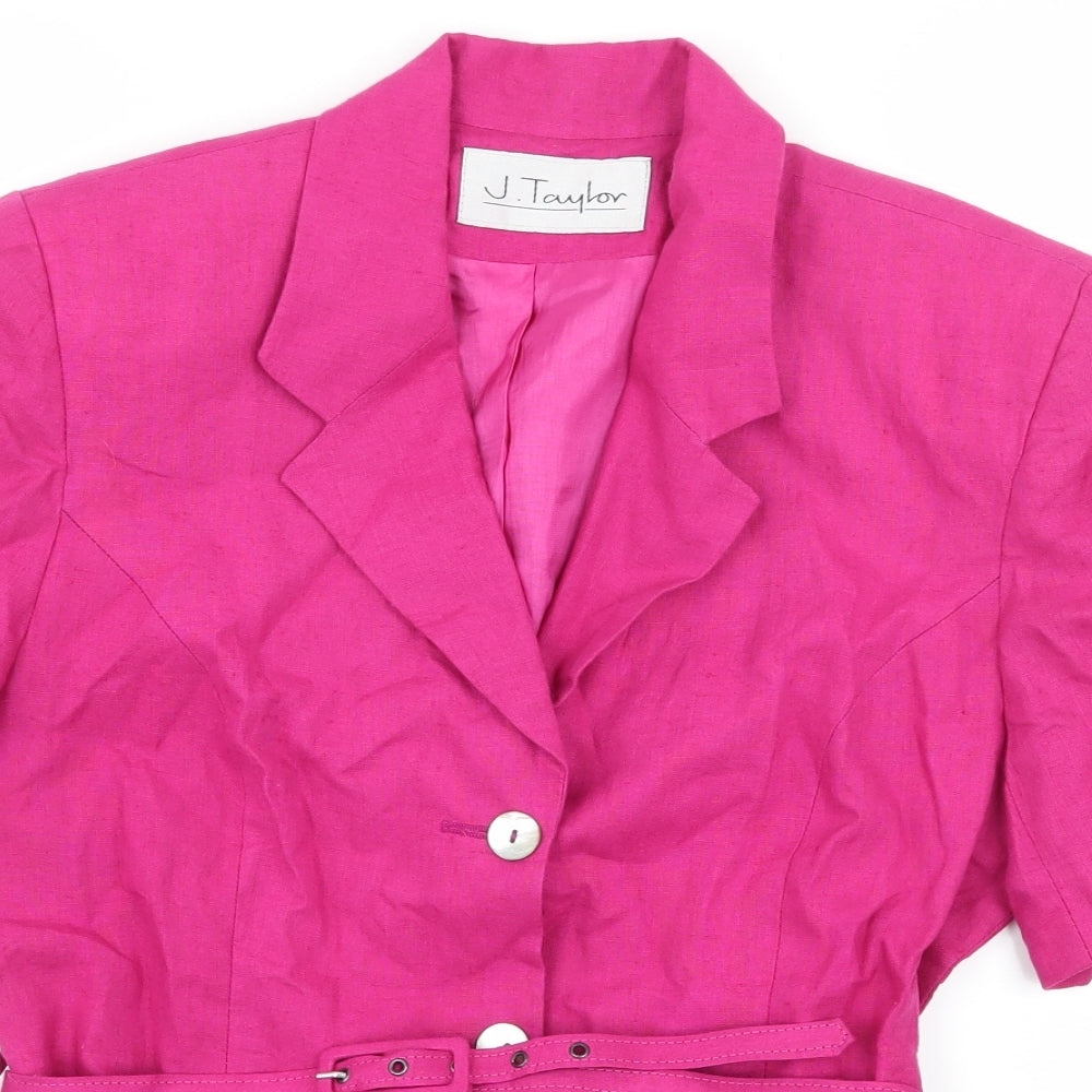 J.Taylor Womens Pink   Jacket Blazer Size 12