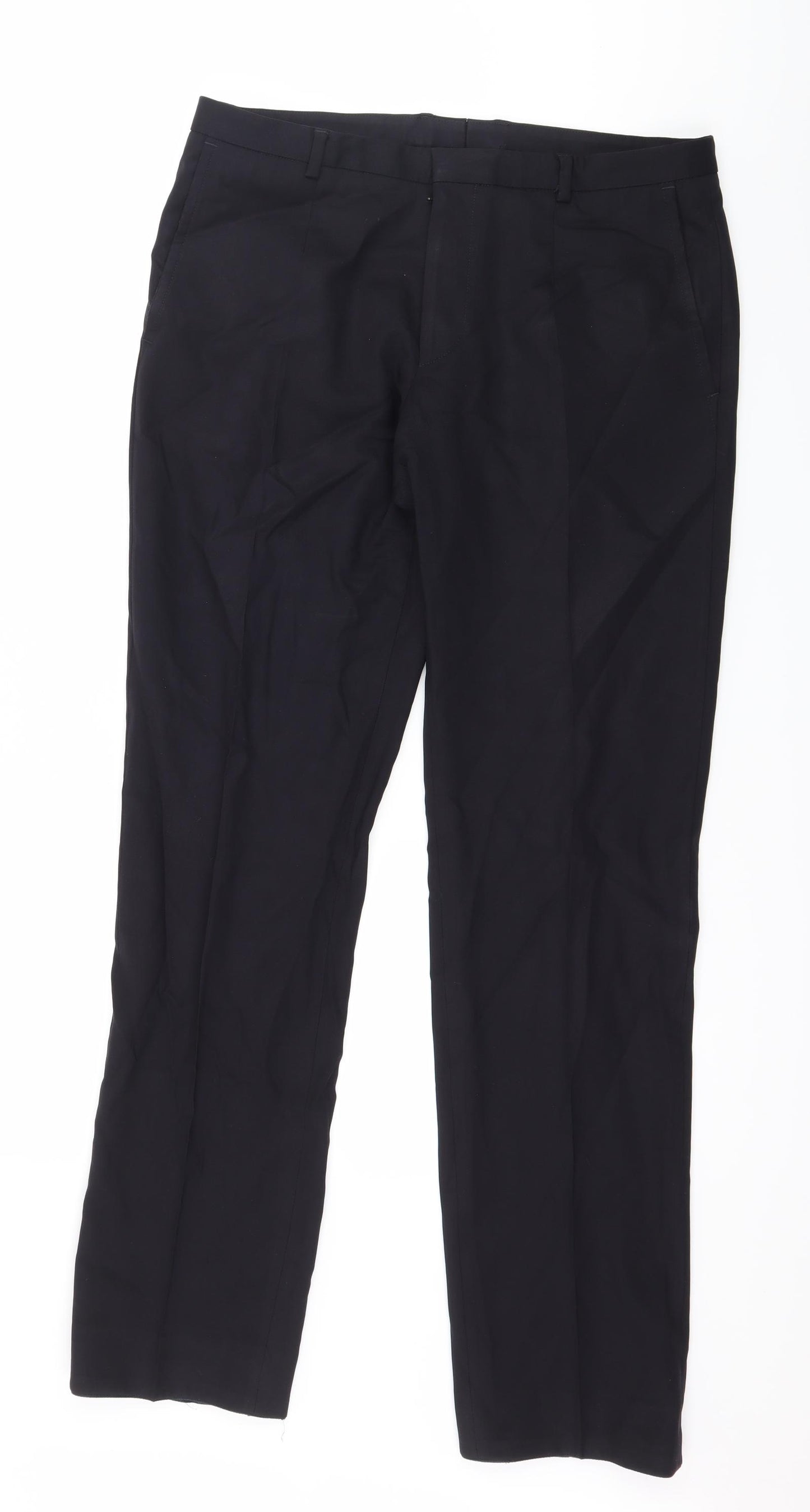 HUGO BOSS Womens Blue   Trousers  Size 18 L32 in