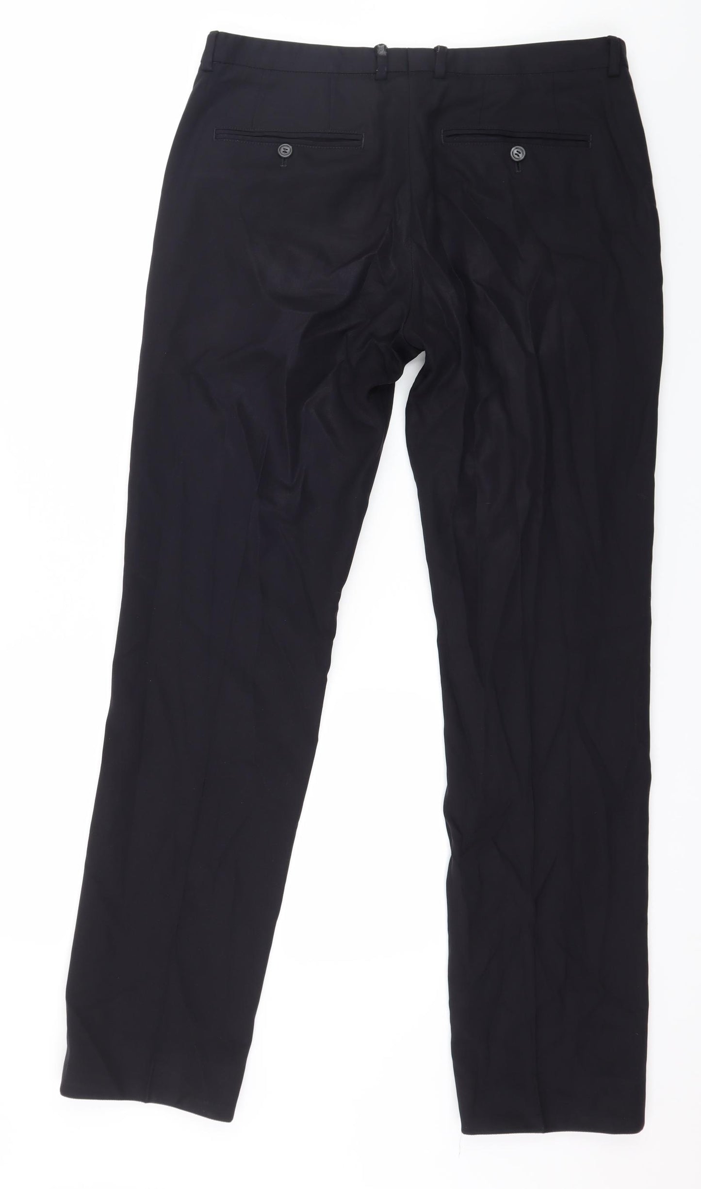 HUGO BOSS Womens Blue   Trousers  Size 18 L32 in