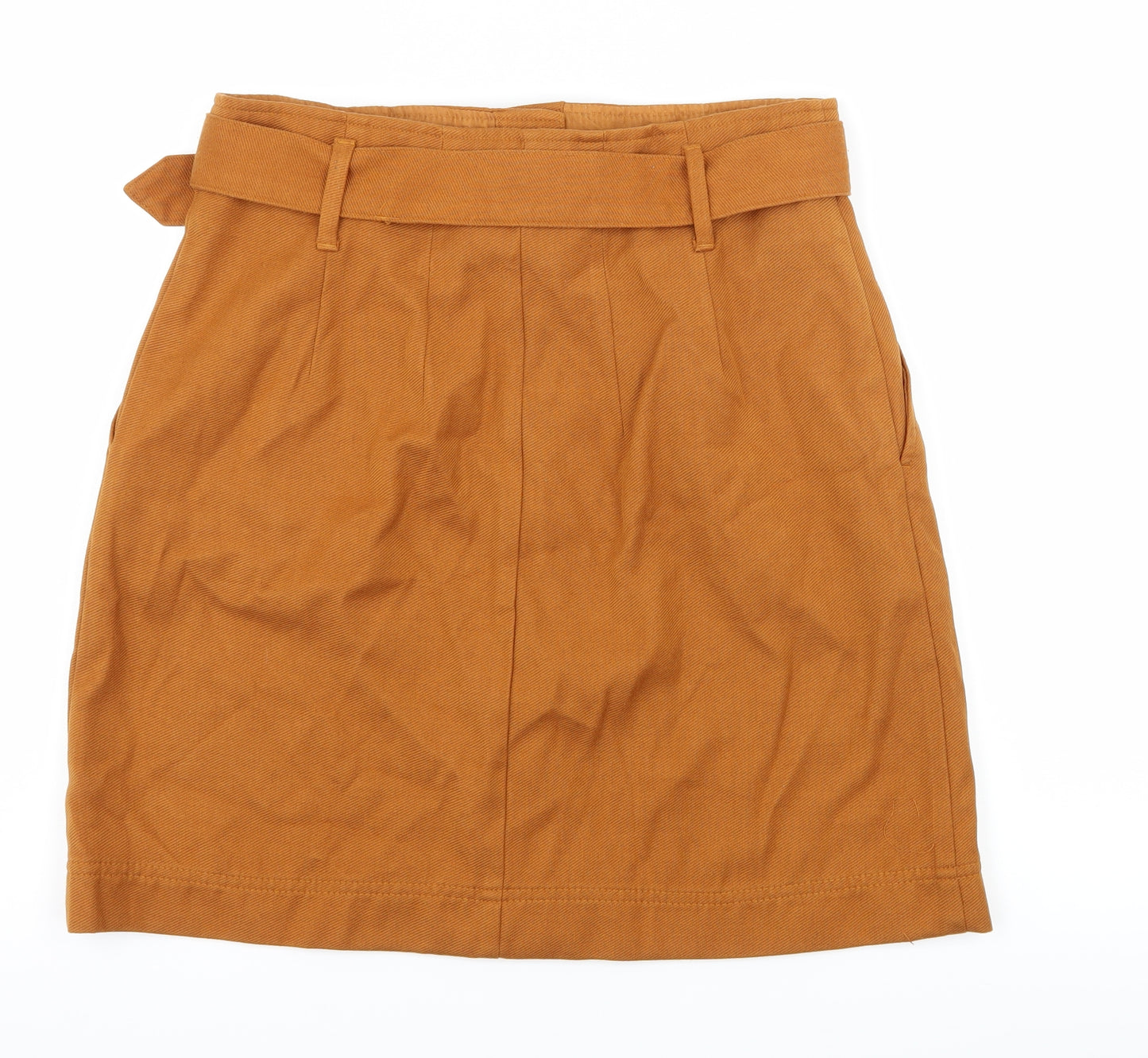 Marks and Spencer Womens Orange   A-Line Skirt Size 12