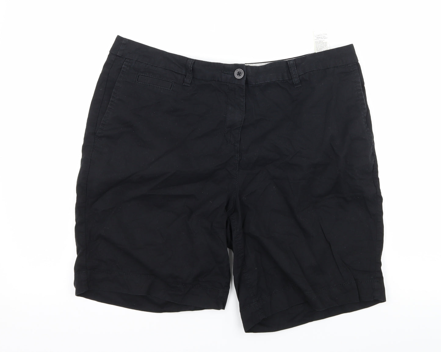 Marks and Spencer Womens Black   Bermuda Shorts Size 14