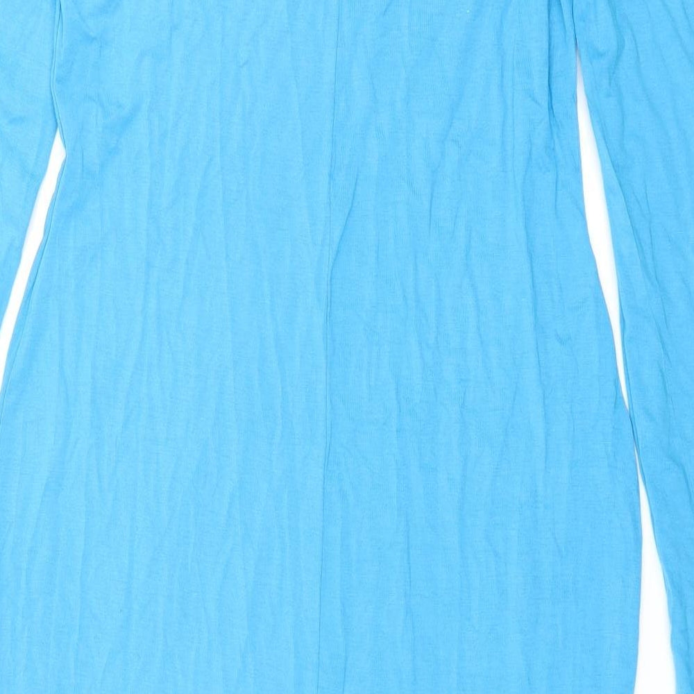 Boohoo Womens Blue  Jersey Bodycon  Size 14