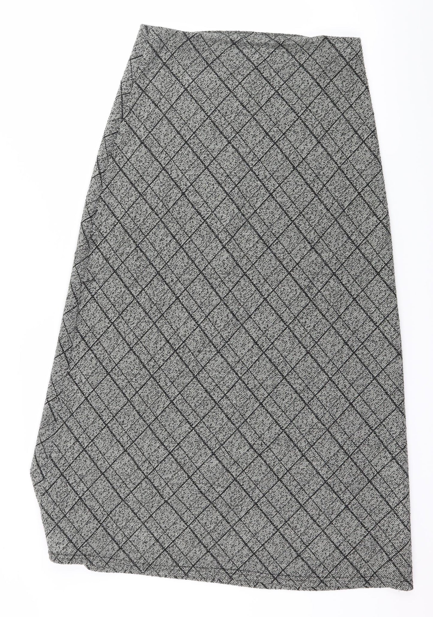 Award Womens Green Argyle/Diamond Knit Maxi Skirt Size S