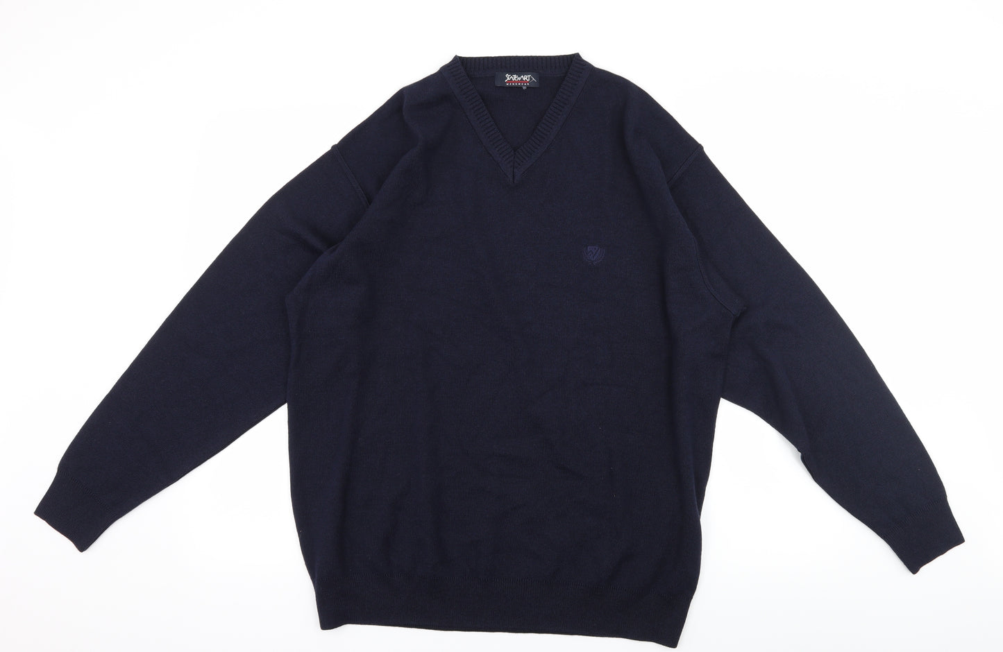 State of Art Mens Blue  Knit Pullover Jumper Size L