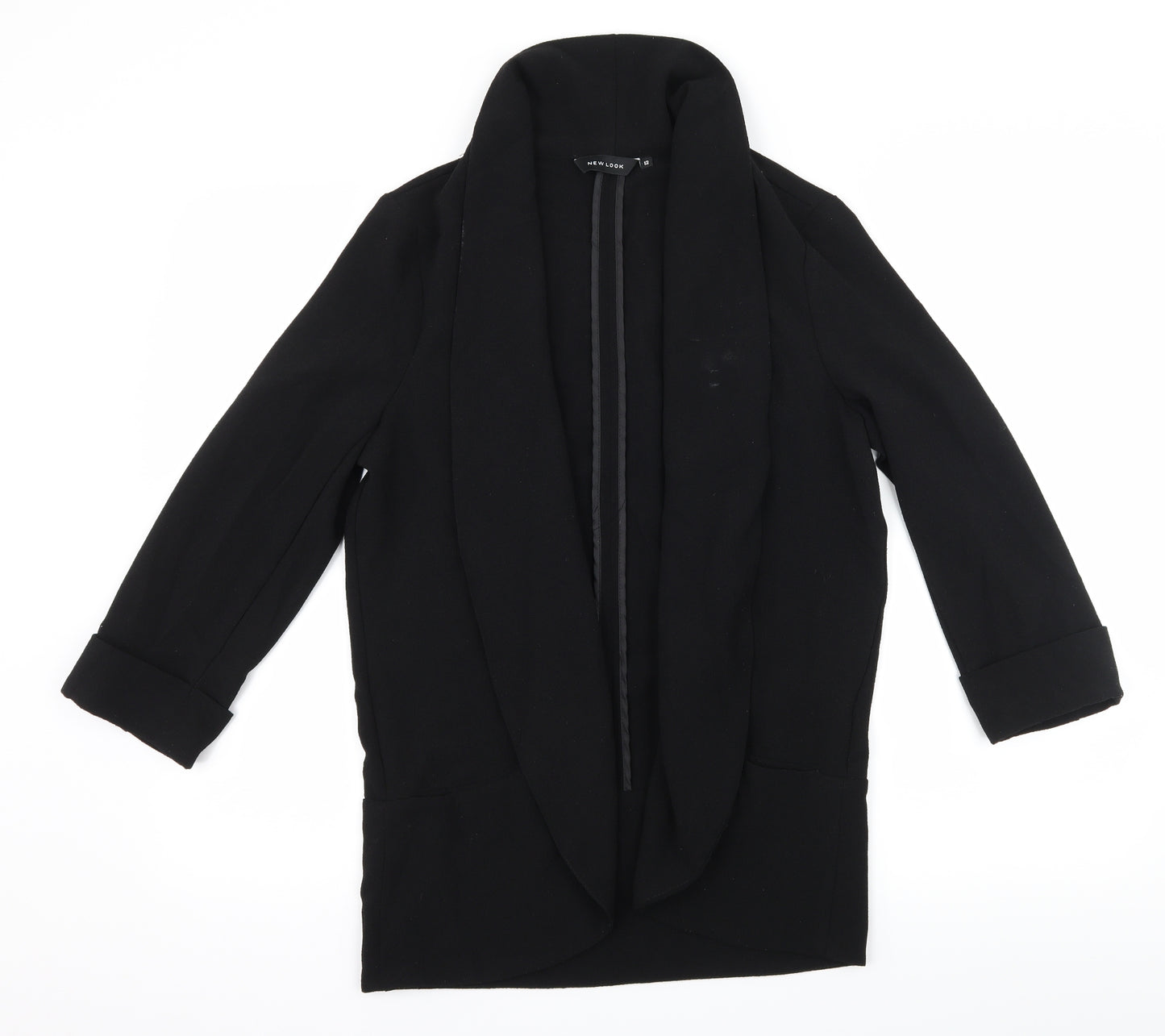 New Look Womens Black   Jacket Blazer Size 12