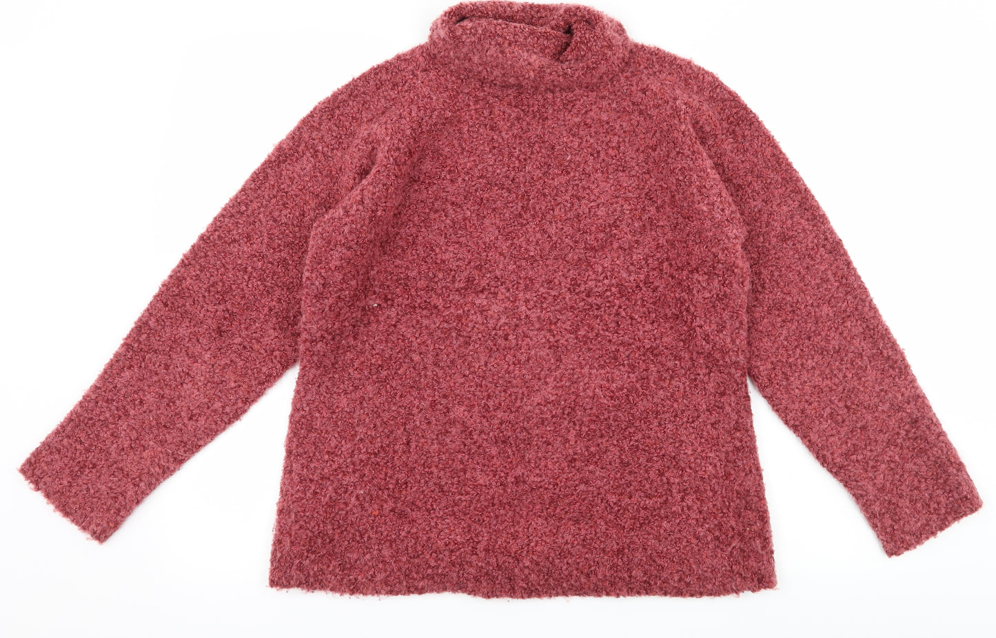 EWM Womens Pink  Knit Pullover Jumper Size 10