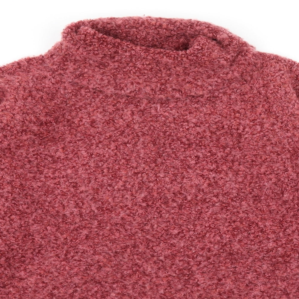 EWM Womens Pink  Knit Pullover Jumper Size 10