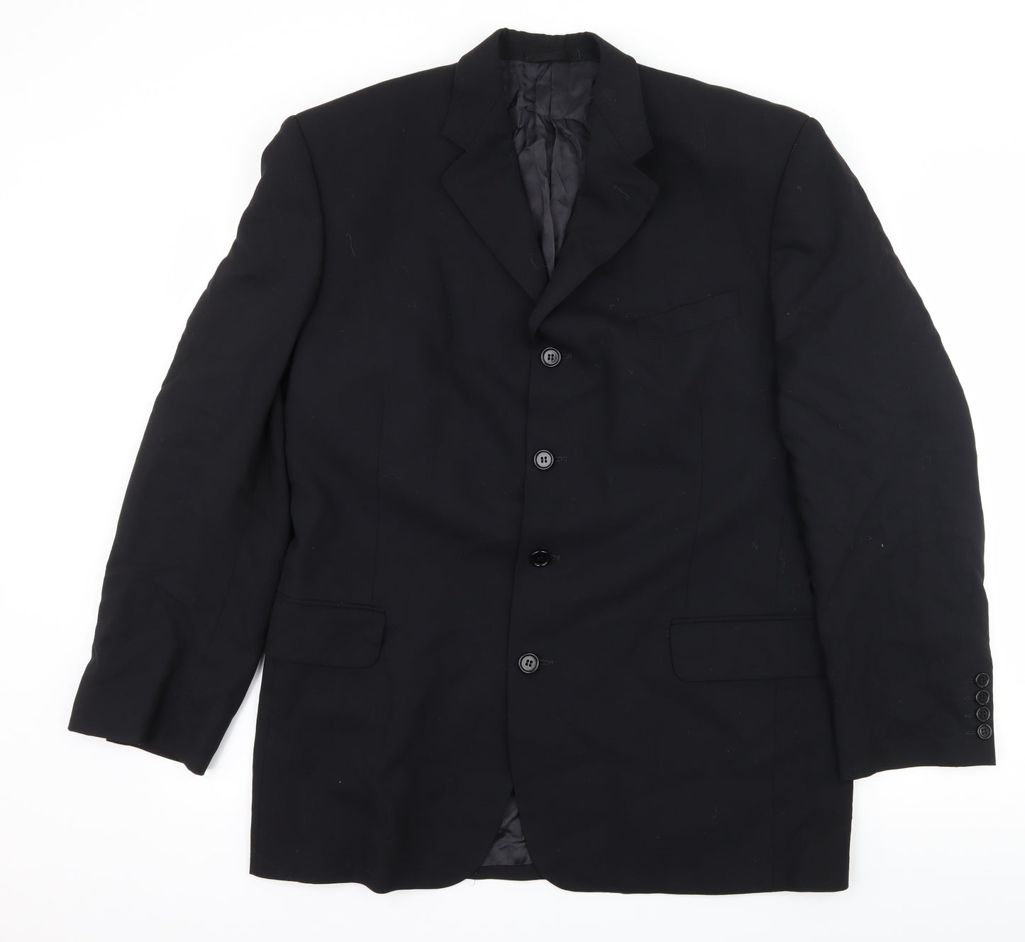 Jaeger Mens Black   Jacket Suit Jacket Size XL