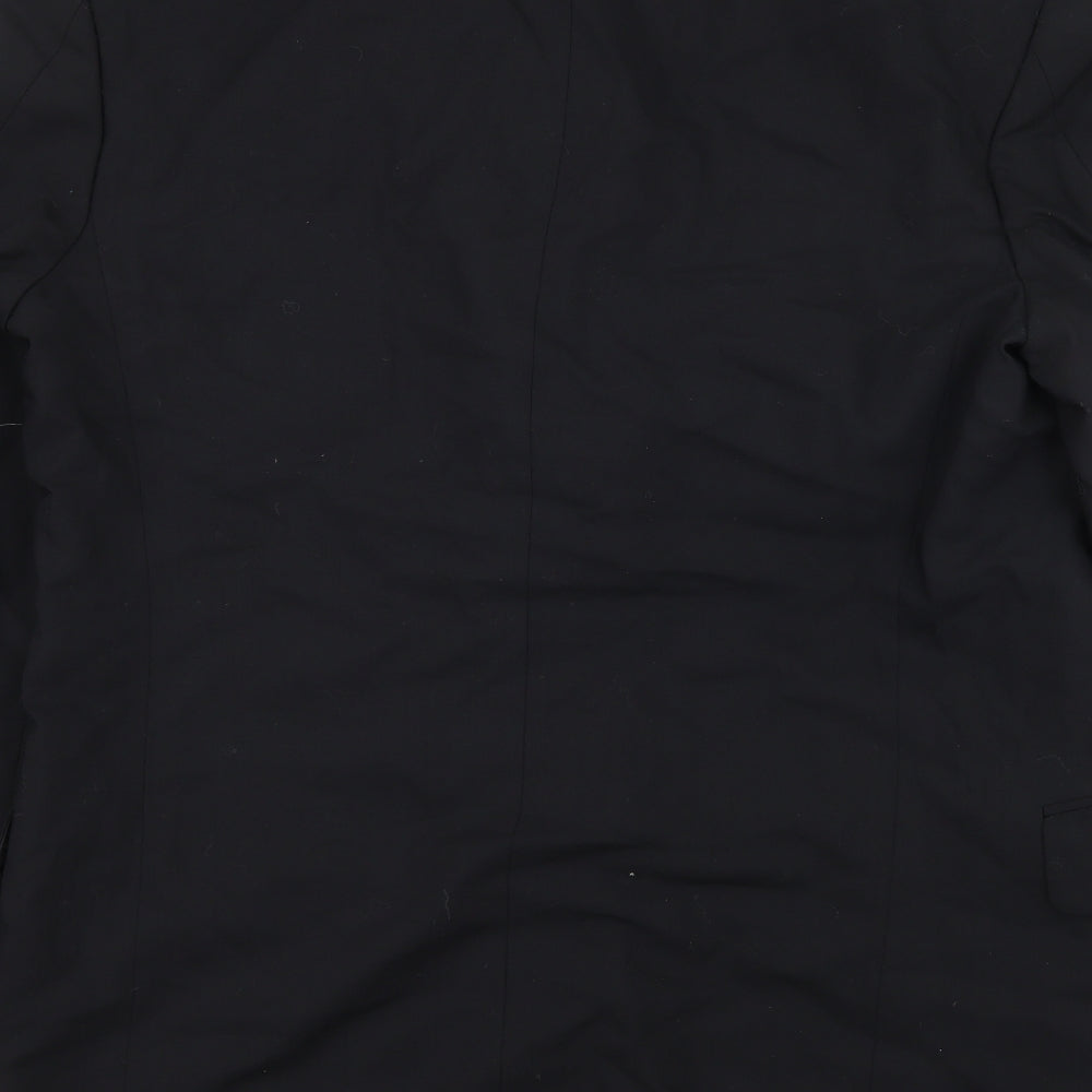 Jaeger Mens Black   Jacket Suit Jacket Size XL