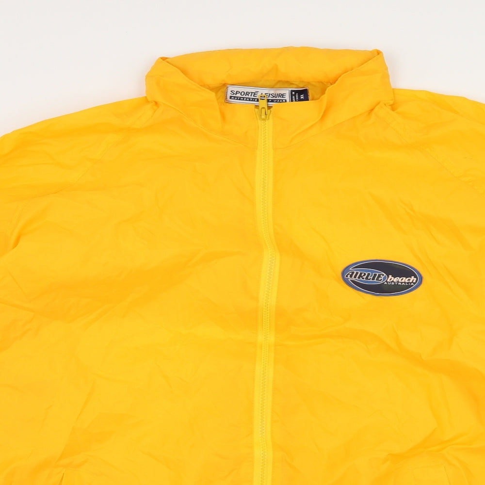 Sporte Leisure Mens Yellow   Anorak Jacket Size XL