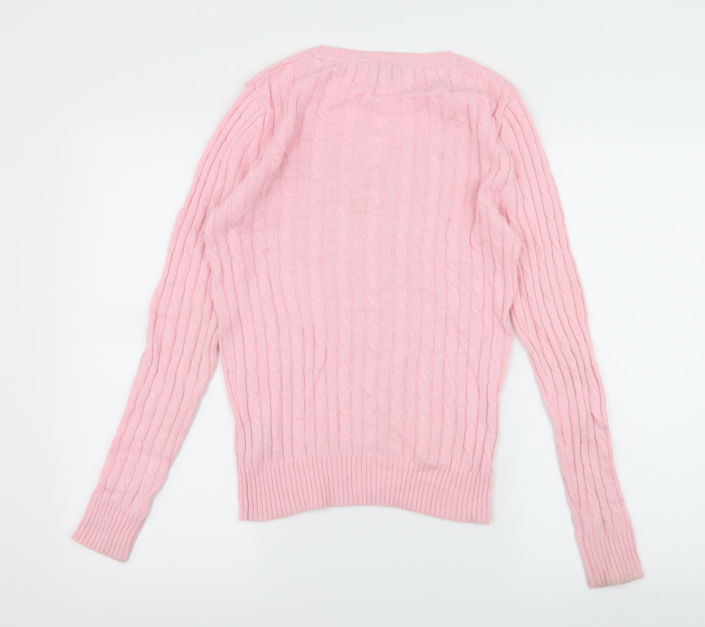 Crew Clothing Womens Pink  Knit Pullover Jumper Size 10