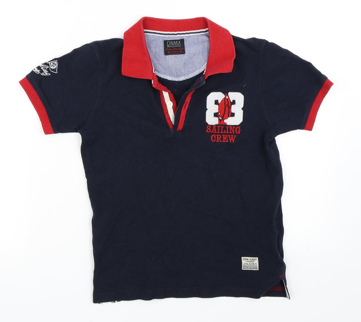DNMX Boys Blue Basic Polo Size 8 Years