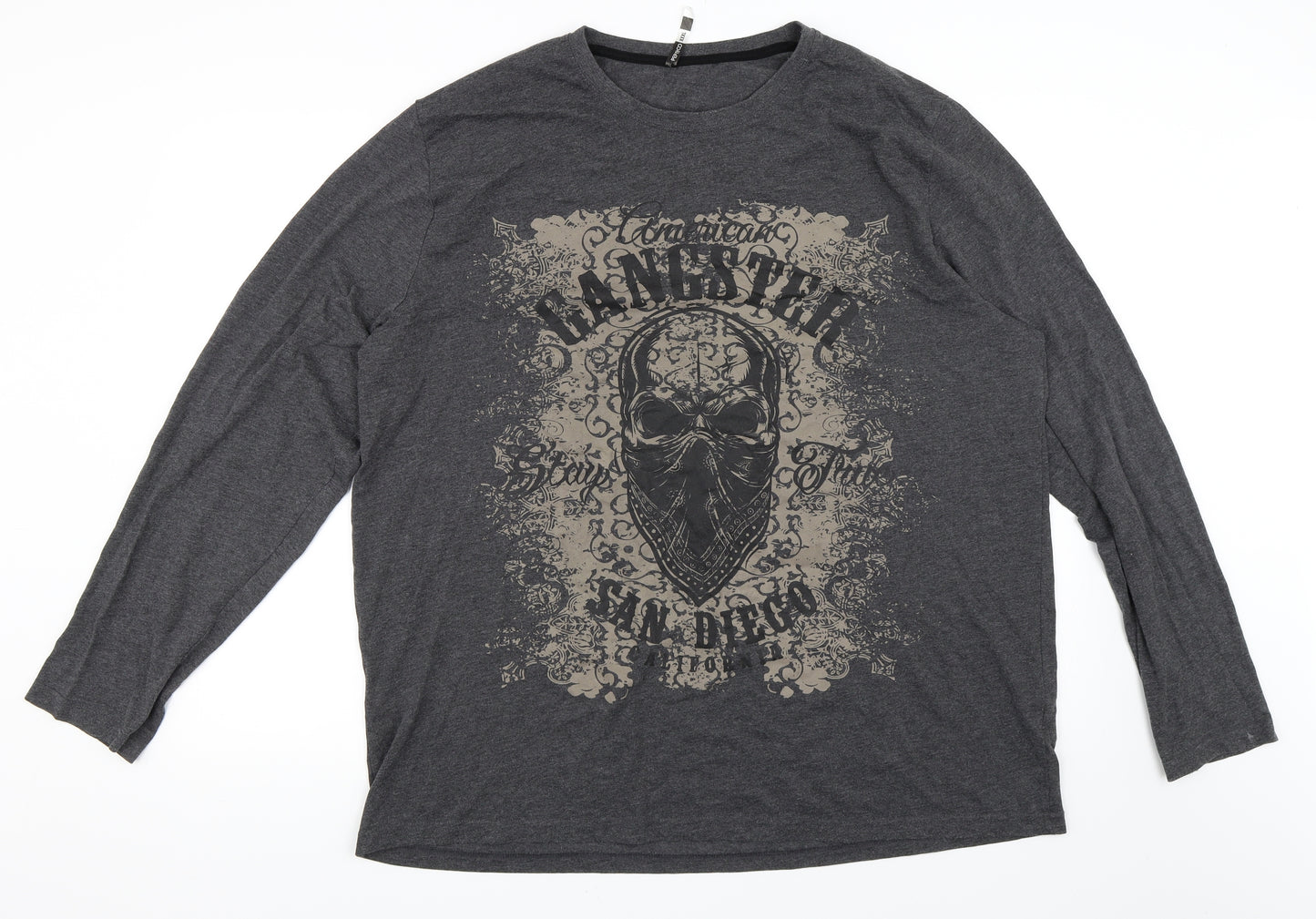 Pep&Co Womens Grey   Basic T-Shirt Size 3XL
