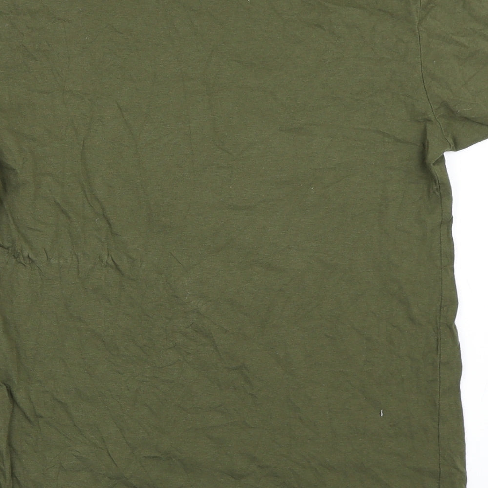 Primark Mens Green    T-Shirt Size S