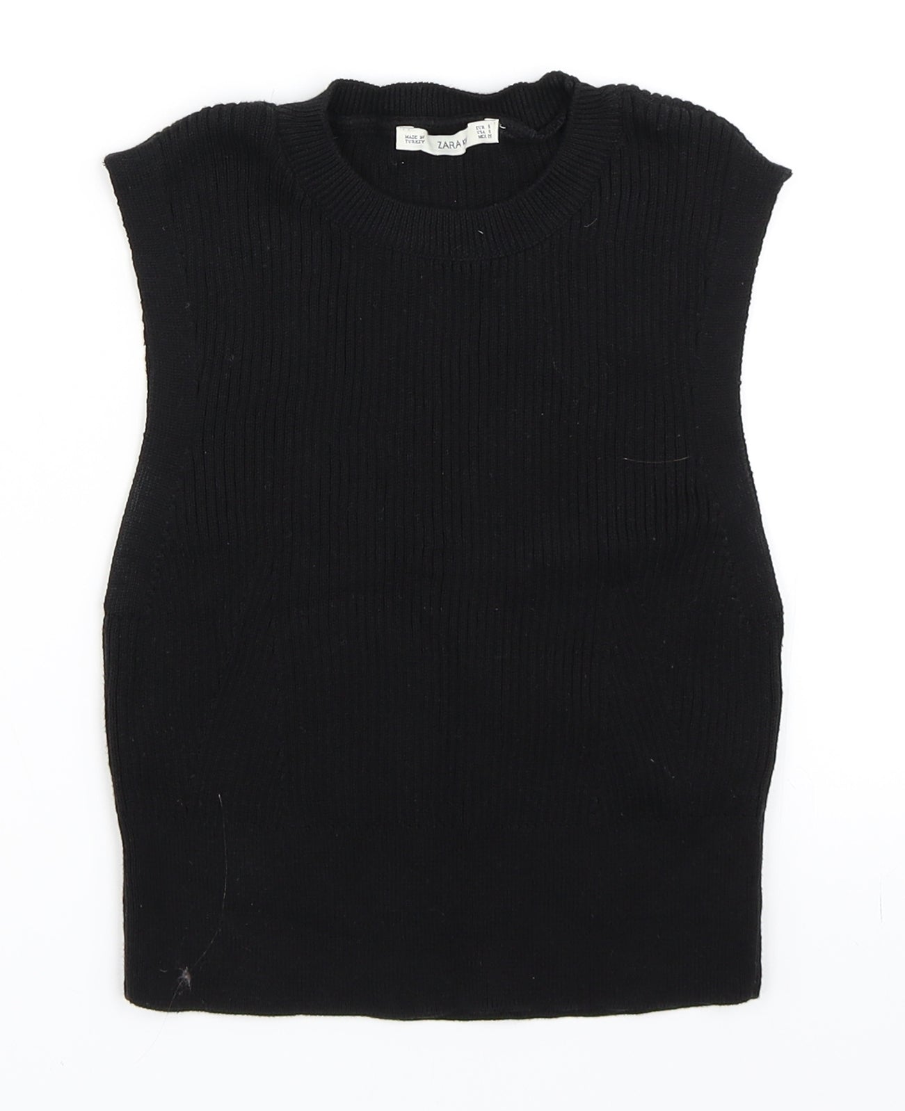 Zara Womens Black   Vest Jumper Size S