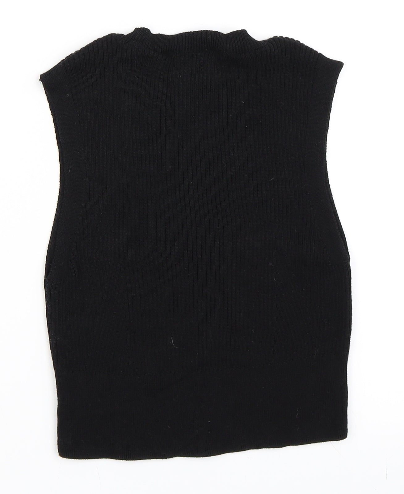 Zara Womens Black   Vest Jumper Size S