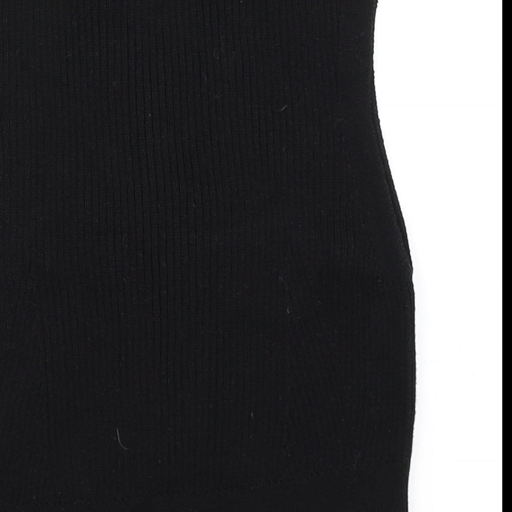 Zara Womens Black   Vest Jumper Size S