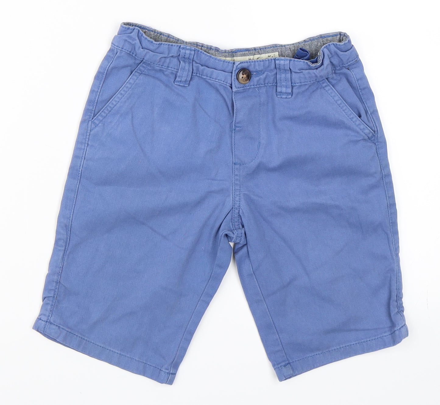 Primark Boys Blue   Chino Shorts Size 6-7 Years