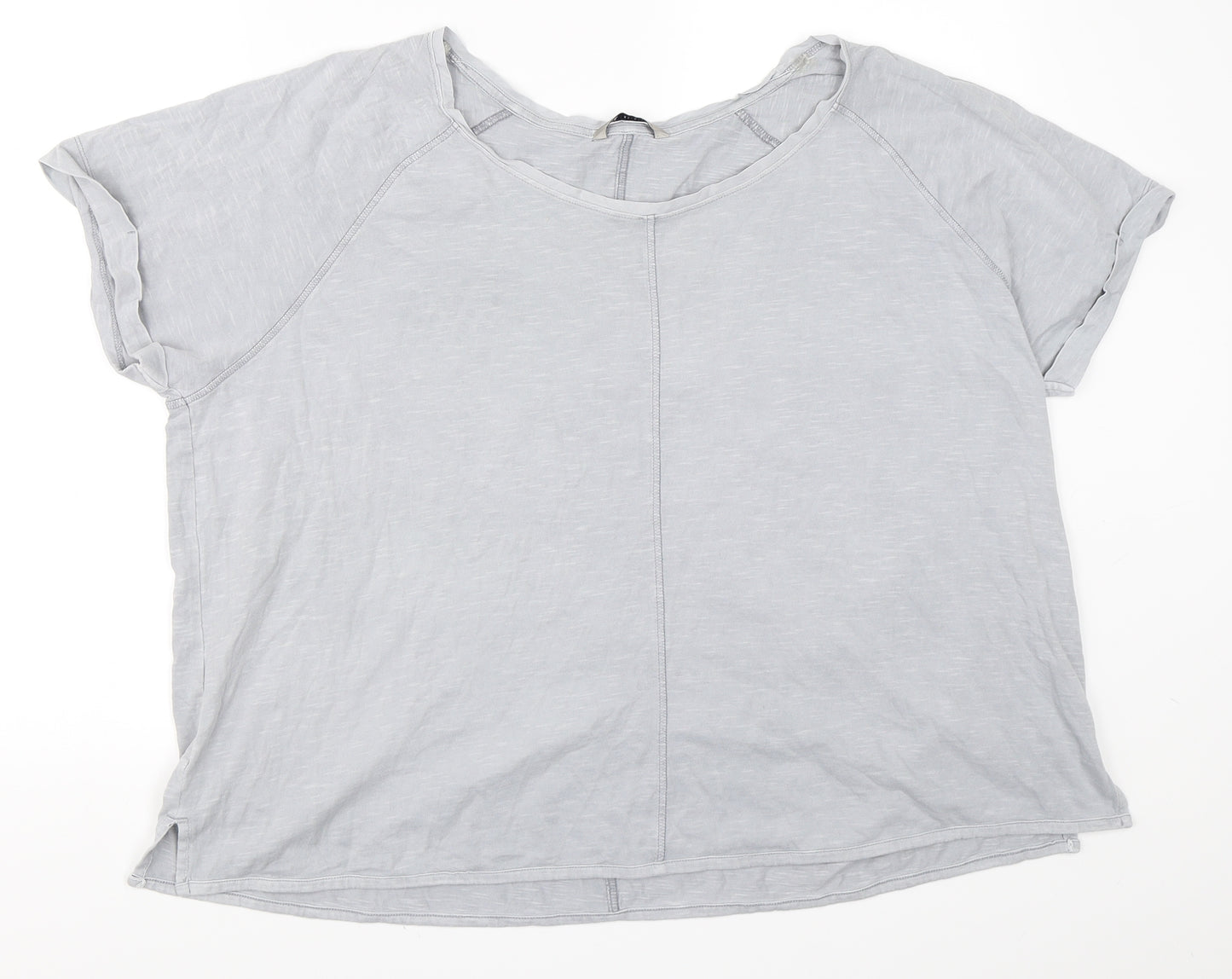 Marks and Spencer Womens Grey   Basic T-Shirt Size 22