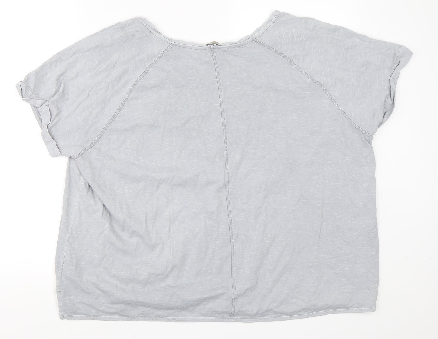 Marks and Spencer Womens Grey   Basic T-Shirt Size 22
