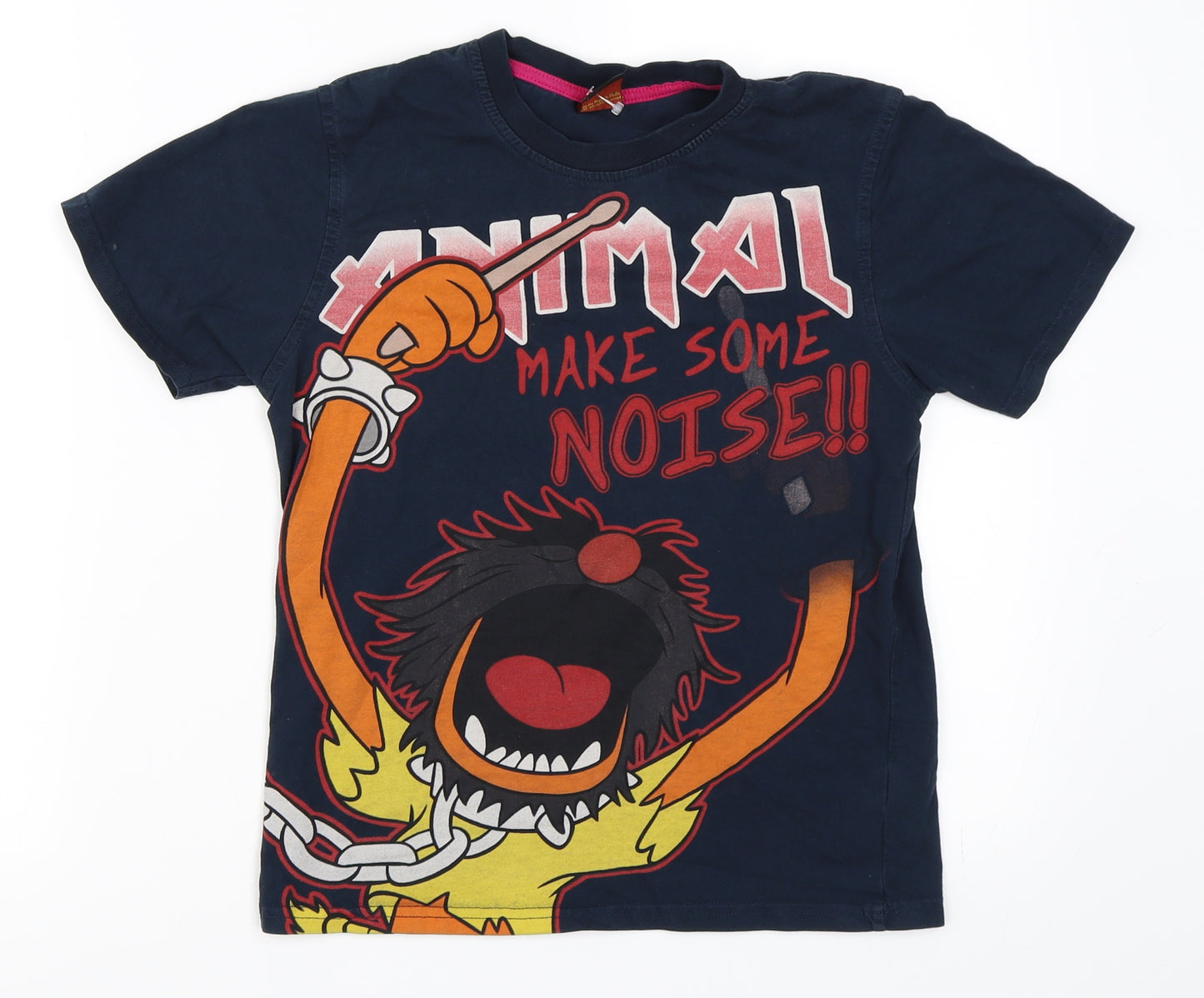 George Boys Blue   Basic T-Shirt Size 8-9 Years  - The Muppets