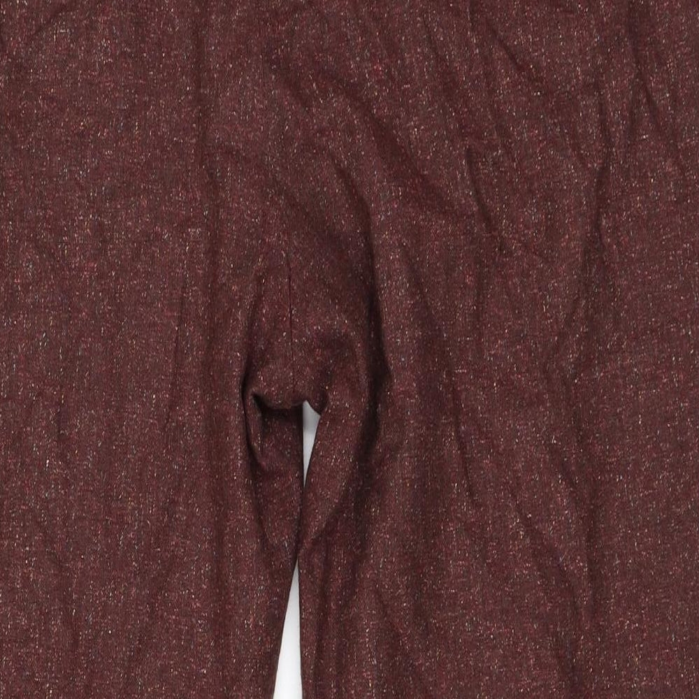 Cotswold Collections Womens Red   Cropped Trousers Size 18 L26 in
