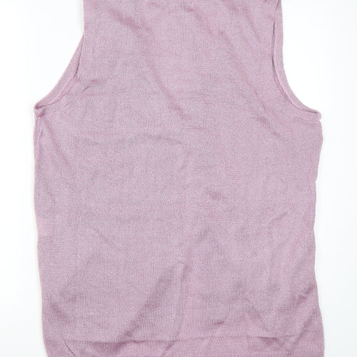 Soft Wear Womens Purple   Cardigan Jumper Size L