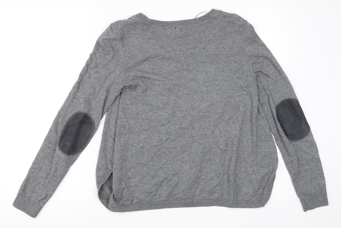 H&M Womens Grey   Pullover Jumper Size S
