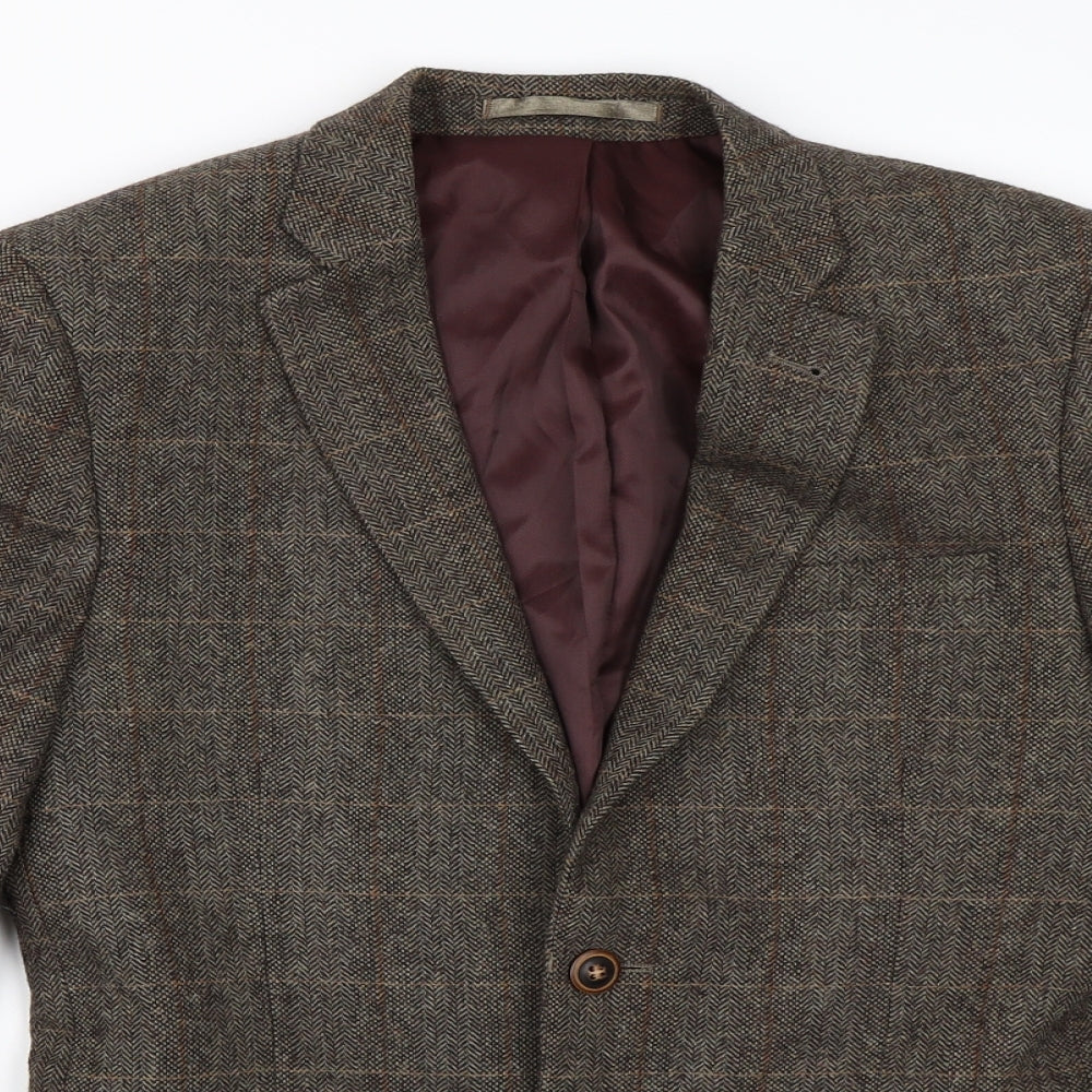 Cedar Wood State Mens Brown   Jacket Blazer Size XS