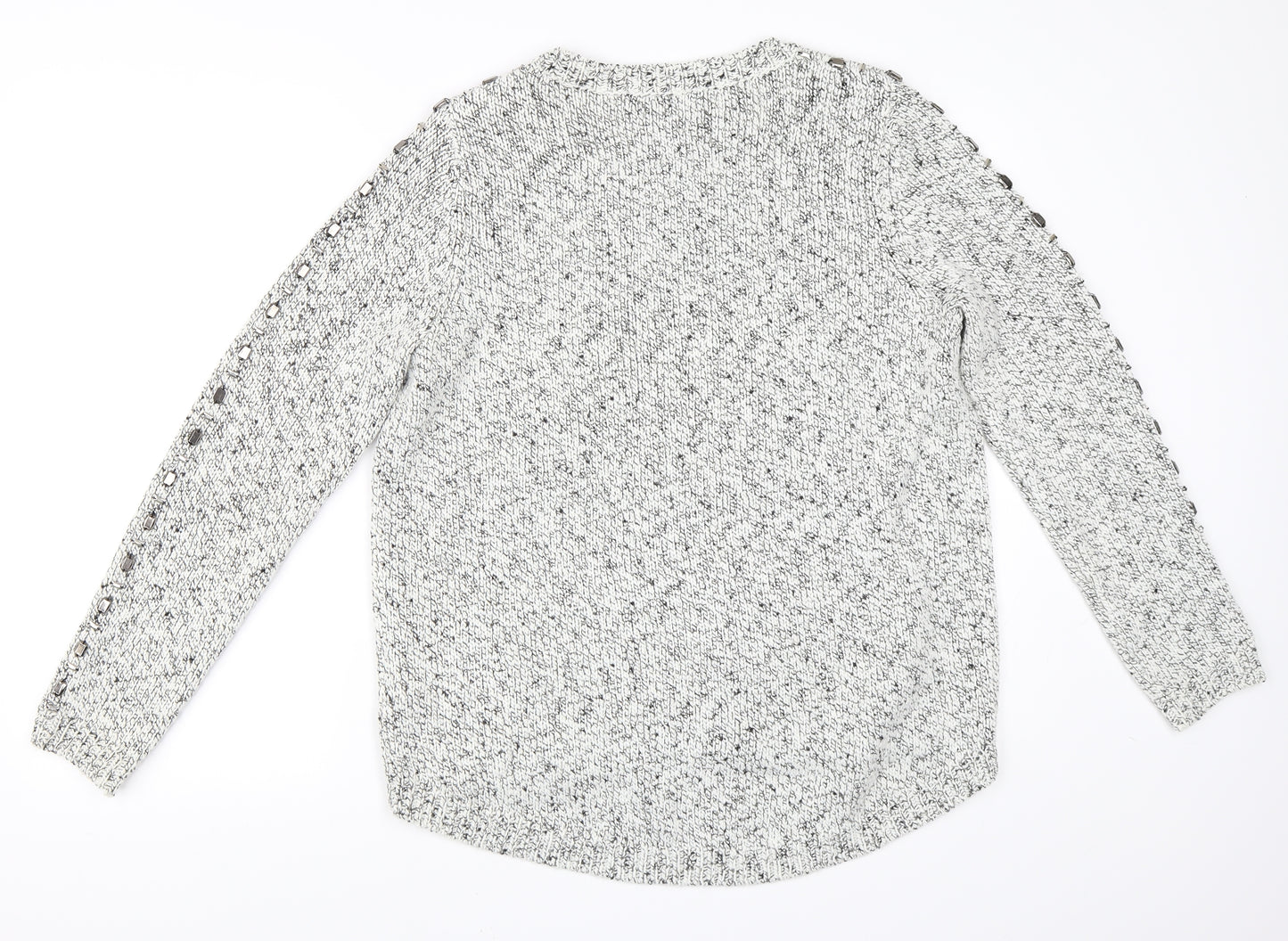 Marks and Spencer Womens White   Pullover Jumper Size 16