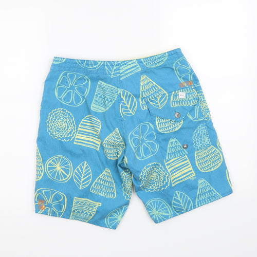 Rhythm Mens Blue   Bermuda Shorts Size 28 in - Fruit