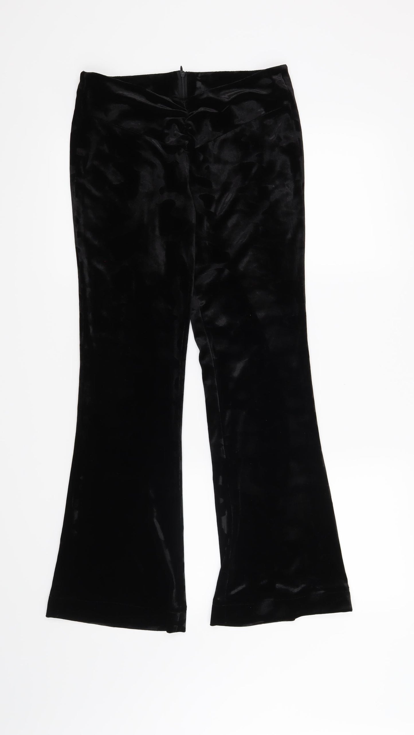 Preworn Womens Black Polka Dot  Trousers   L30 in