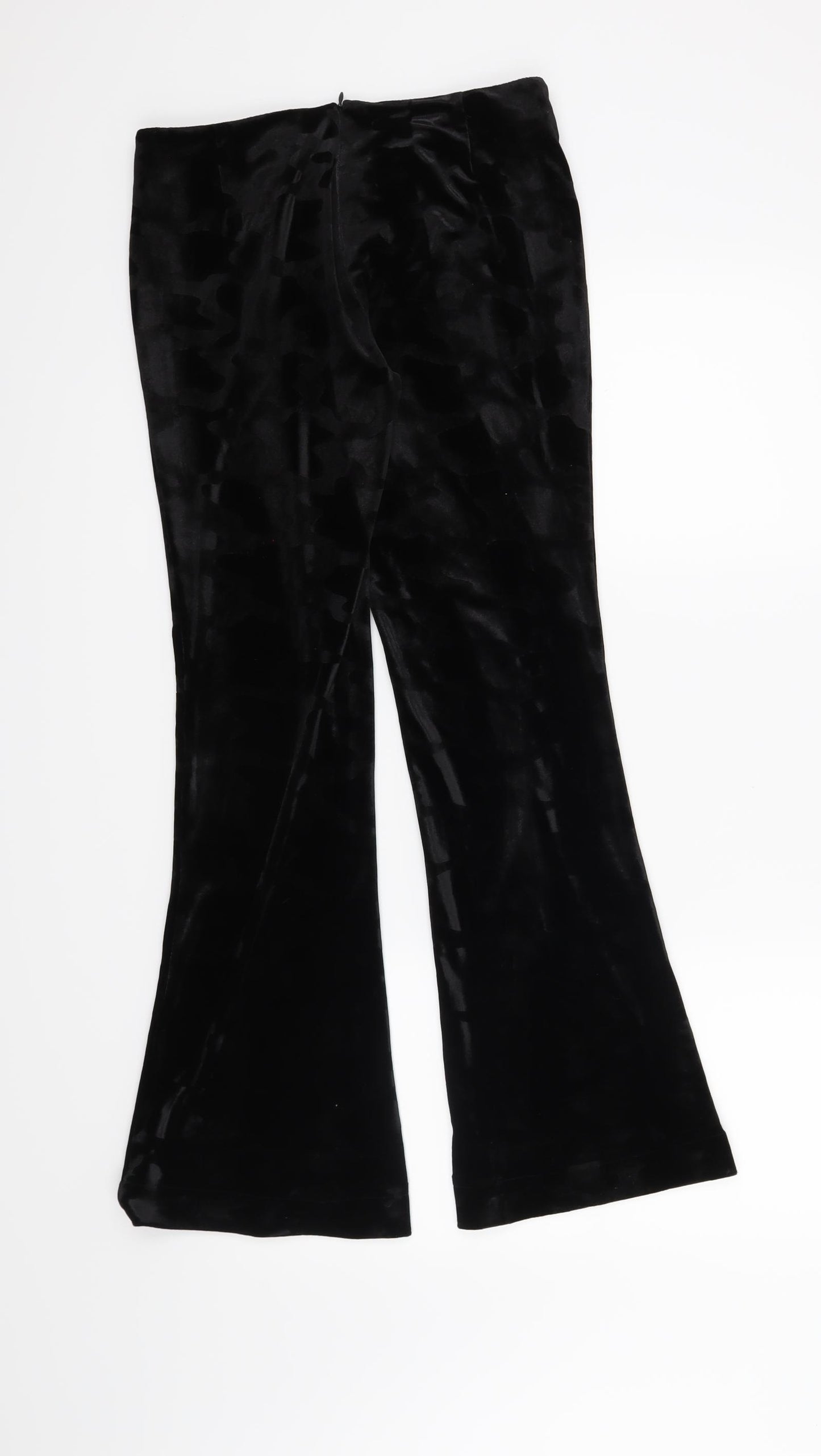 Preworn Womens Black Polka Dot  Trousers   L30 in