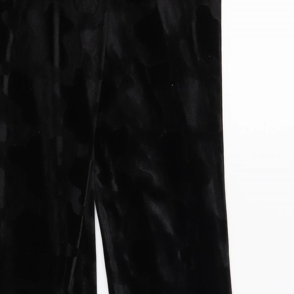 Preworn Womens Black Polka Dot  Trousers   L30 in