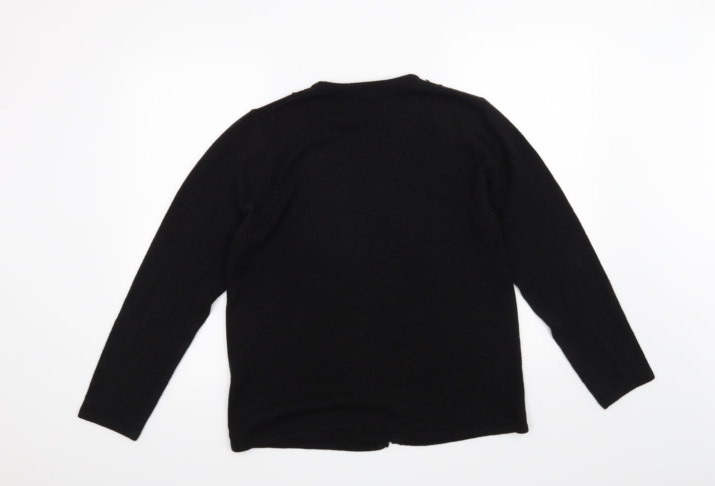 Sarah Hamilton Womens Black   Cardigan Jumper Size L