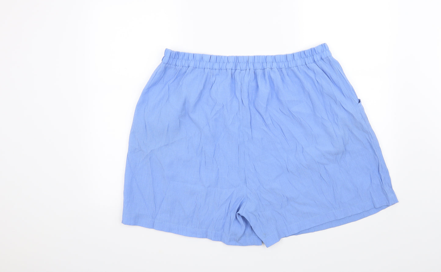 Sara Neal Womens Blue   Culotte Shorts Size 22
