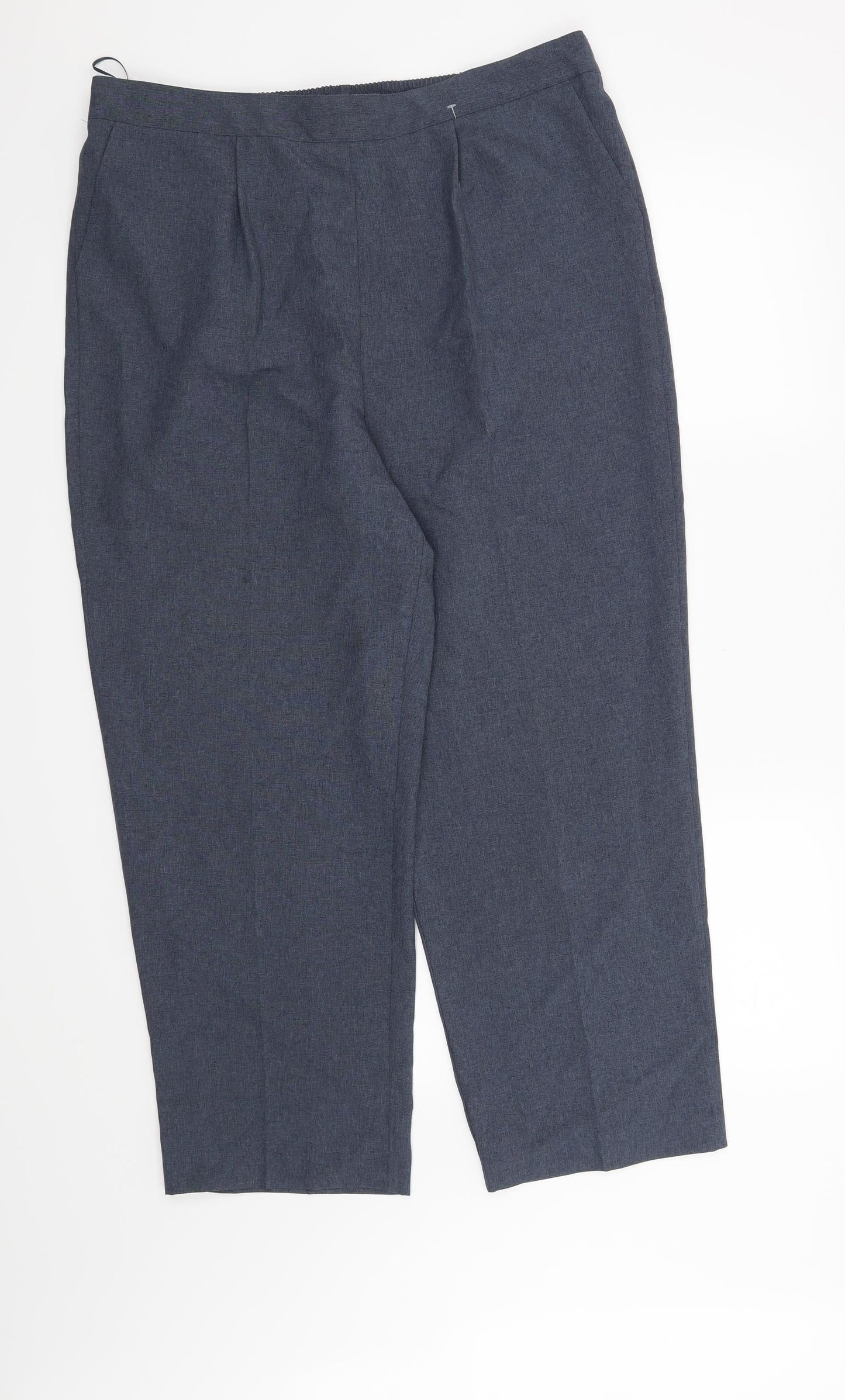 Bonmarché Womens Blue   Trousers  Size 18 L27 in