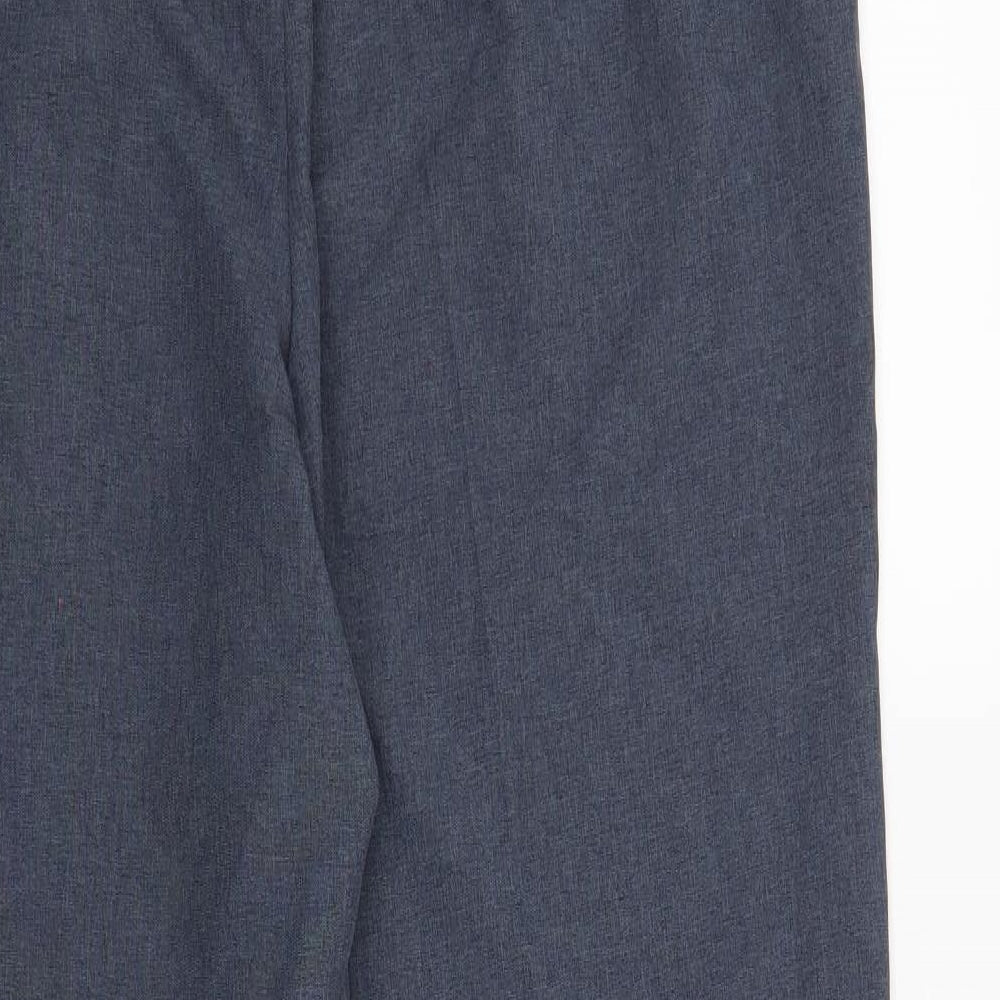 Bonmarché Womens Blue   Trousers  Size 18 L27 in